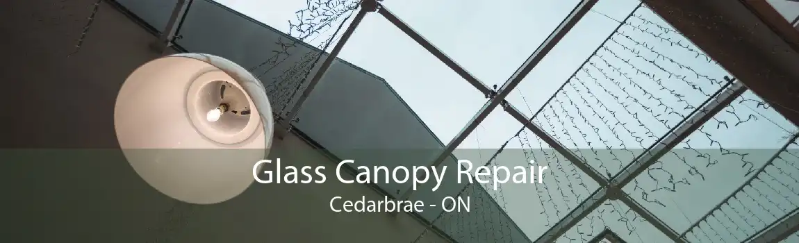 Glass Canopy Repair Cedarbrae - ON