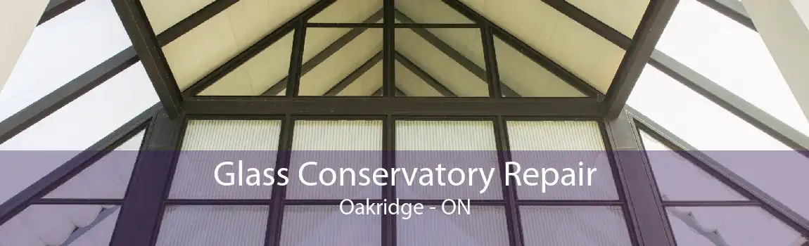 Glass Conservatory Repair Oakridge - ON