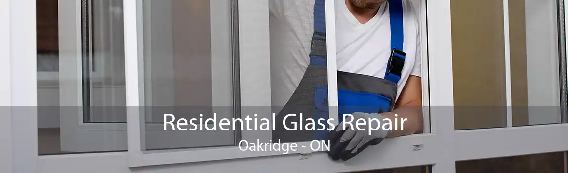 Residential Glass Repair Oakridge - ON